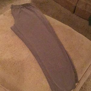 Kim Rogers 14 p slacks light brown in color.